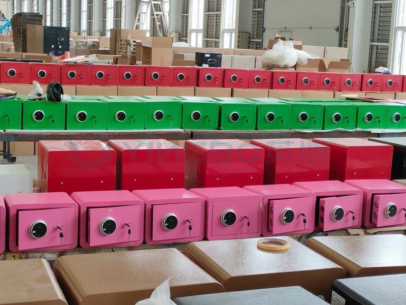Hebei Yingbo Safe Boxes Co., Ltd línea de producción del fabricante