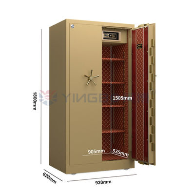 Alarma doble de huellas dactilares de bloqueo caja fuerte caja fuerte de cámara de seguridad móvil YB/DK180-3C