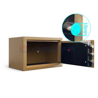 3 cerrojos sólidos caja fuerte electrónica digital a prueba de fuego 8.5L con teclado de dígitos completos