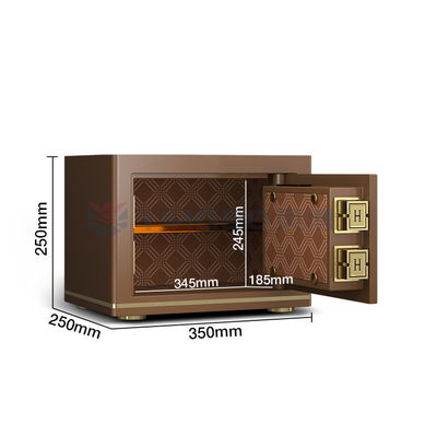 0.55 Cu Ft de huella digital cerradura de la oficina caja fuerte para la seguridad