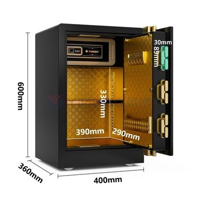 Cerradura de huellas digitales biométricas caja de seguridad 32kg YB/RS-60