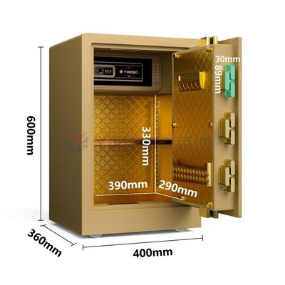Pequeña caja fuerte de seguridad para el hogar, caja fuerte biométrica para el hogar, caja fuerte con teclado, caja fuerte enorme