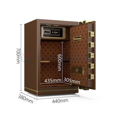 Caja de seguridad con bloqueo de huellas digitales inteligentes para la seguridad de la oficina 39kg YB/N7-70