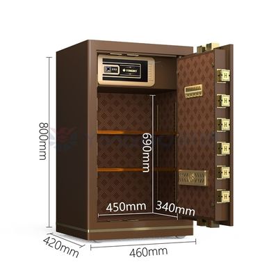 Caja de seguridad inteligente de doble alarma para la seguridad de la oficina H800mm YB/N7-80
