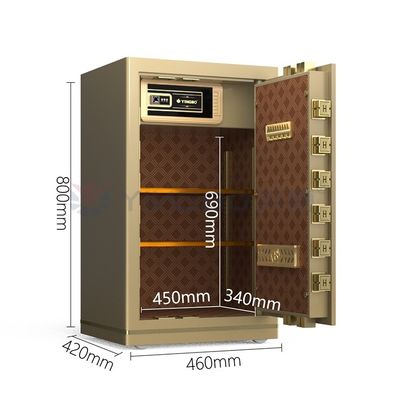 Caja de seguridad inteligente de huellas digitales biométricas para la seguridad de la oficina 46kg YB/N7-80