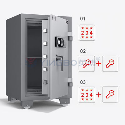 H880mm cajas fuertes inteligentes a prueba de fuego para la venta doble alarma resistente al fuego seguro para el hogar YB / FH-88