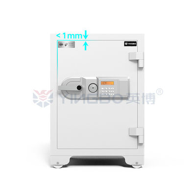 Caja fuerte resistente al fuego blanca con cerradura digital YB/FW-68