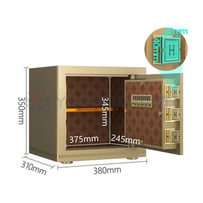 Cerradura electrónica caja fuerte de oficina de lujo cerraduras patentadas H350mm