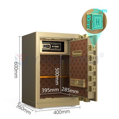 Caja de seguridad de bloqueo electrónico digital de acero sólido para seguridad de oficina YB/N7-60