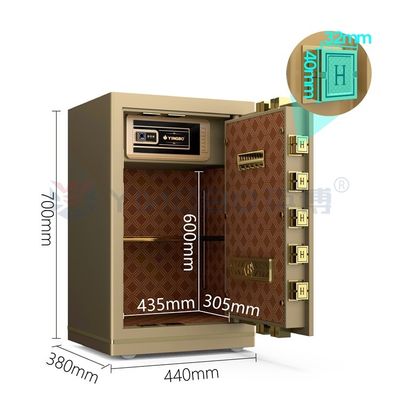 Caja de seguridad de oficina inteligente de acero sólido cerradura digital electiva YB/N7-70