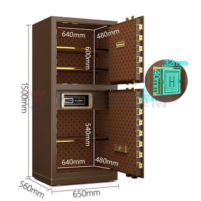 120 kg Cerrojos con doble alarma caja fuerte cerradura electrónica YB/N7-150D