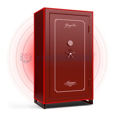 Caja de seguridad electrónica, caja de seguridad incombustible pesada para armas con certificado UL, caja de almacenamiento incombustible