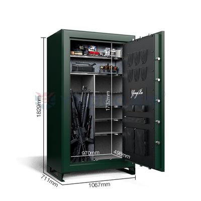 Caja fuerte incombustible de acero completa del documento del grado incombustible de los gabinetes 75Mins de la caja fuerte del arma de la construcción