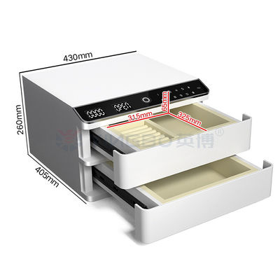 Abierto automáticamente caja de joyas de doble capa segura 34kg con doble alarma