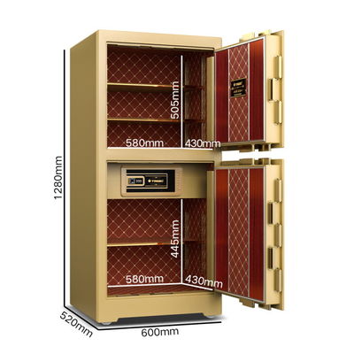 208±2kg caja fuerte de seguridad caja fuerte OEM de lujo 4 puertas abiertas YB/ZY-120D
