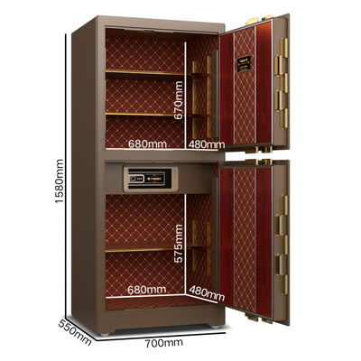278 kg de alarma doble de lujo caja fuerte comercial inteligente para la seguridad YB / ZY-150D
