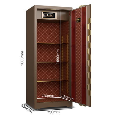 OEM de acero sólido caja de seguridad inteligente bloqueo de huellas dactilares para la seguridad YB / ZY-180