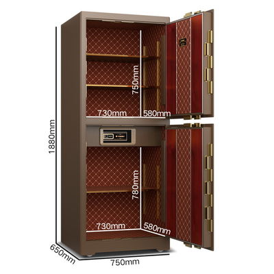 Seguridad de acero sólido de lujo caja fuerte grande Biométrica de huellas dactilares cerradura YB / ZY-180D