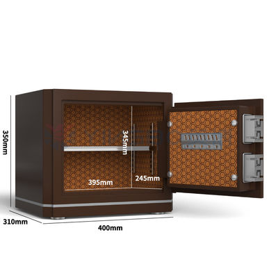 H350mm Alarma doble de caja fuerte para el hogar duradera
