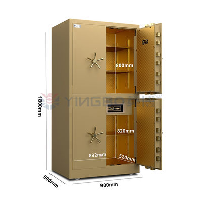 H1800mm Cuatro puertas de huellas dactilares de cerradura de la puerta de la bóveda de la bóveda de la sala de seguridad móvil