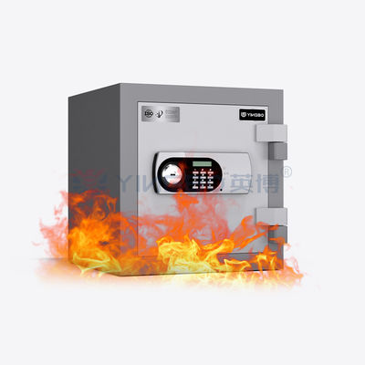 Caja de seguridad de acero sólido a prueba de fuego Sistema de doble alarma Alturas 420 mm