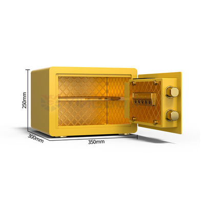 Proteger objetos de valor caja de seguridad de tamaño interior personalizable para uso doméstico acero sólido