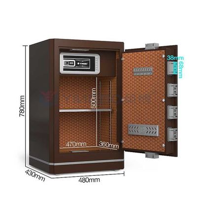 Diseño exterior OEM H780mm caja fuerte para dinero