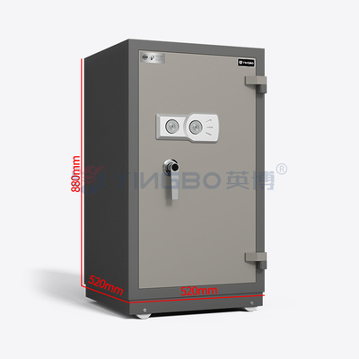 Caja fuerte ignífuga de 145 KG, resistencia al fuego de 30-120 minutos, caja de seguridad para proteger sus objetos de valor