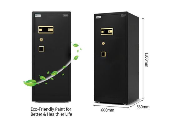 Biometric Fingerprint Lock Jewelry Watch Winder Safe Anti Theft for Home Jewelry Money