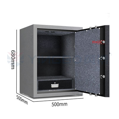 Caja de seguridad pequeña a prueba de fuego para el hogar Almacenamiento personal Anti robo para el robo Cerradura mecánica