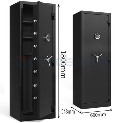 Caja fuerte para rifle grande, caja fuerte para armas, protege armas de fuego, caja fuerte resistente al fuego