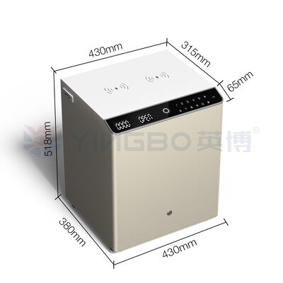 Caja de seguridad de mesa de cama a prueba de agua Cerradura electrónica Solución de almacenamiento de seguridad para objetos de valor personales y documentos importantes