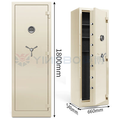 Caja Fuerte Ignífuga para Armas de 30-75 Minutos, Almacenamiento Organizado para Rifles, Pistolas y Munición