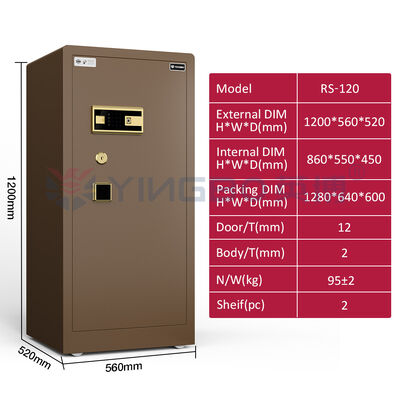 Caja de seguridad con cerradura interna Caja de seguridad para el hogar Caja de seguridad con cerradura inteligente Caja de seguridad mayor almacenamiento seguro