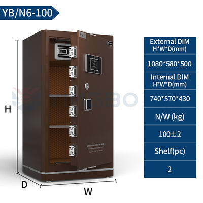 Candado con huella dactilar antirrobo, la mejor caja fuerte para el hogar, cerradura de combinación, caja fuerte para el hogar de gran capacidad