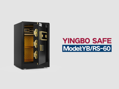 YB/RS-60 huellas dactilares cerradura caja fuerte en casa negro