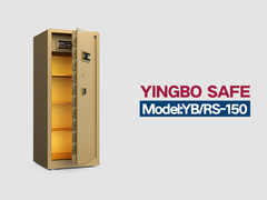 YB/RS-150 huellas dactilares cerradura caja fuerte de oro