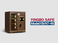 1.5 Cu ft caja de seguridad de oficina y bloqueo de huellas dactilares YB/N7-45