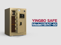 YB-N7-60-caja de seguridad de oficina -cerradura electrónica de oro