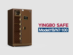 YB-N7-100-caja de seguridad de oficina -café cerradura electrónica