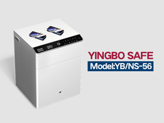 YB-NS - mesa de noche de acero sólido cajón blanco