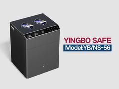 YB-NS - mesa de noche de acero sólido cajón gris