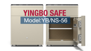 Mesitas de noche beige con cajón Caja fuerte YB/NS-52