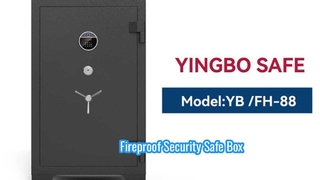 Caja fuerte ignífuga FH-2 88 negra