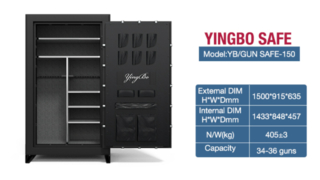 Caja fuerte para armas con contraseña, caja fuerte para armas, caja fuerte a prueba de explosiones, caja fuerte para armas ignífuga