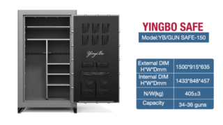 Caja fuerte para armas, gabinete seguro para armas de alta seguridad, gabinete de almacenamiento para armas, cajas fuertes para armas resistentes
